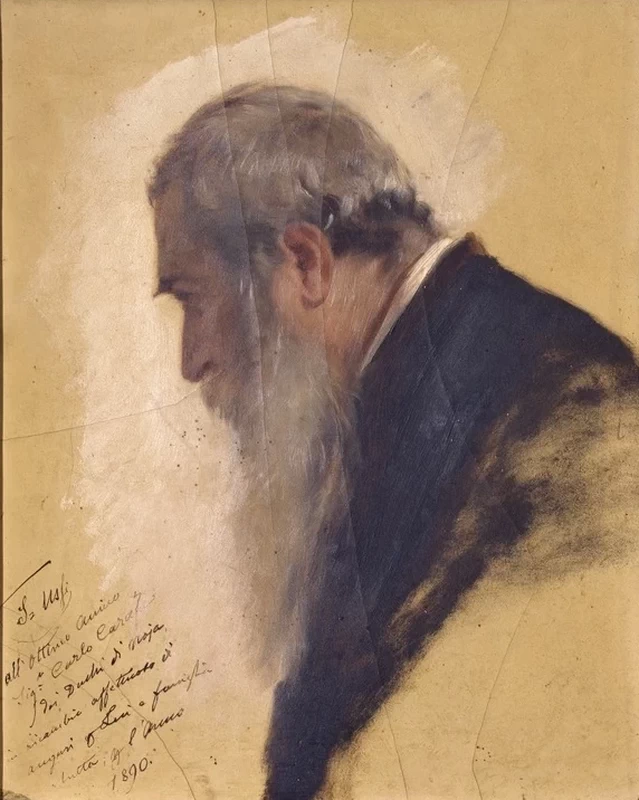 Stefano - 124, Testa maschile, Gallerie degli Uffizi, Galleria d’arte moderna, Firenze